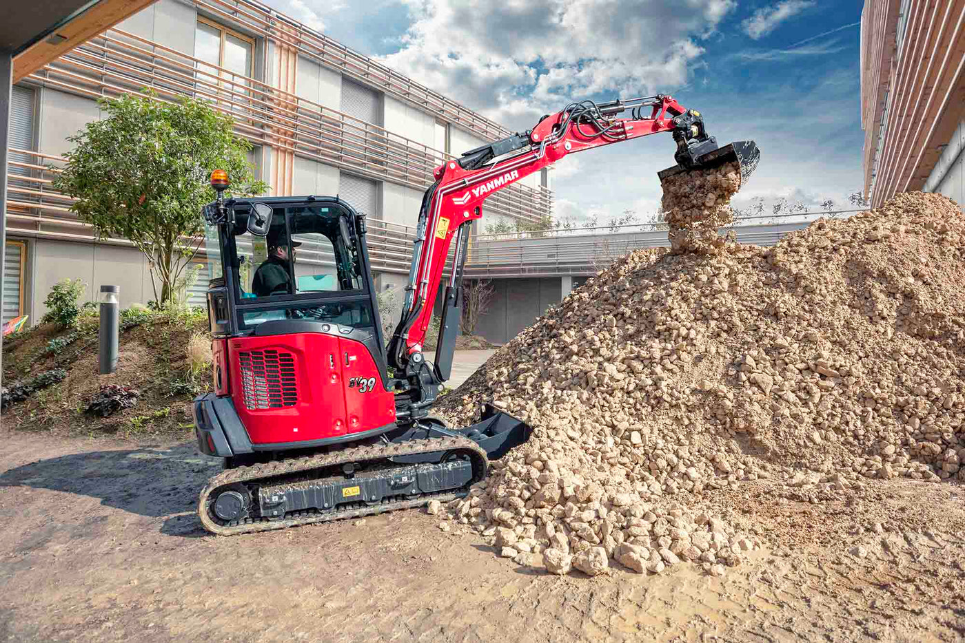 Новият Yanmar SV39-7 - изключителна стабилност, висока продуктивност на оператора и компактен дизайн