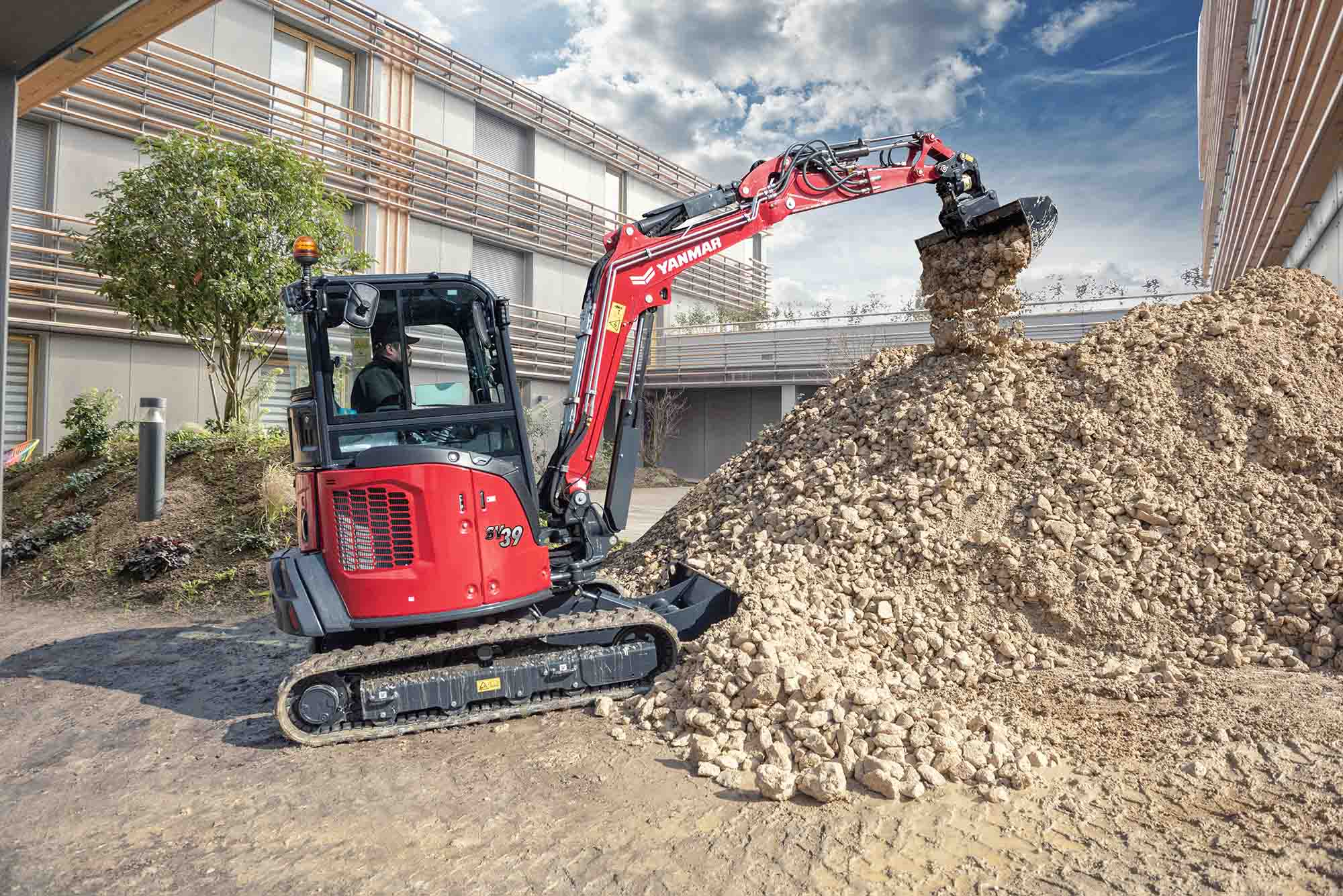 Новият Yanmar SV39-7 - изключителна стабилност, висока продуктивност на оператора и компактен дизайн