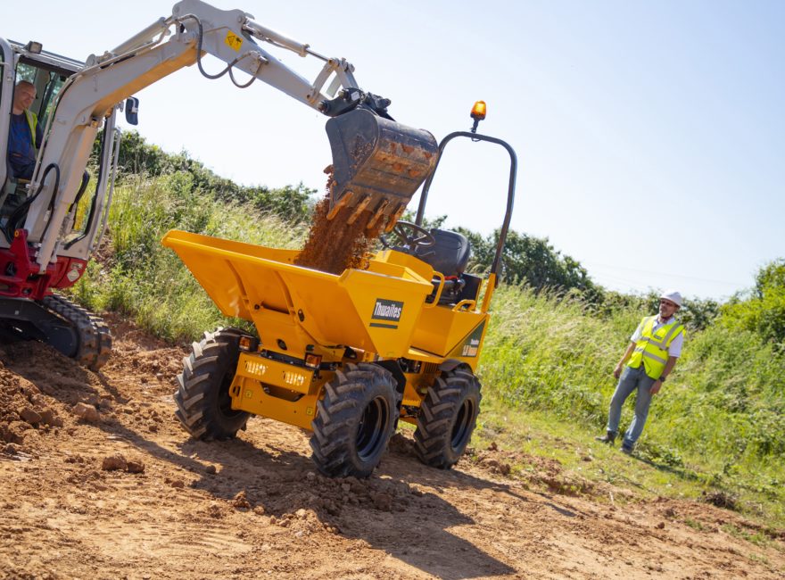 1.5-Tonne Dumper Thwaites Power Swivel