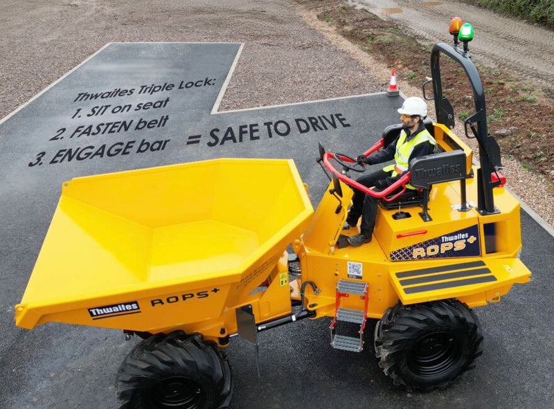 Дъмпер Thwaites 6 тона с предно изсипване на коша (6 tonne Front Tip)