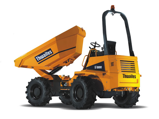 Дъмпер Thwaites 6 тона с въртящо +/-90° изсипване на коша